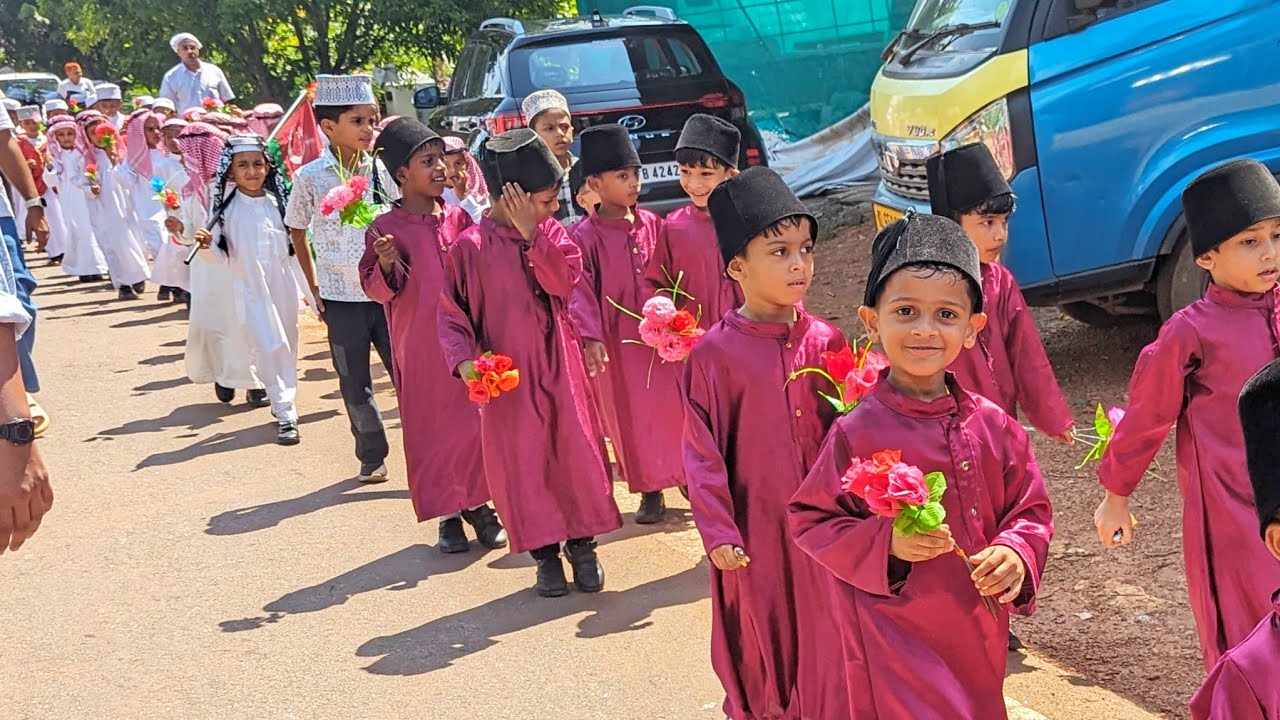 കണ്ണഞ്ചിപ്പിക്കുന്ന പിഞ്ചോമനകളുടെ മീലാദ് റാലി..| fullbright Foundation peruvallur