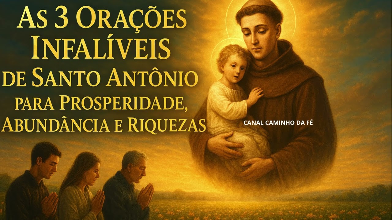 As 3 Orações Infalíveis de Santo Antônio para Prosperidade, Abundância e Riquezas