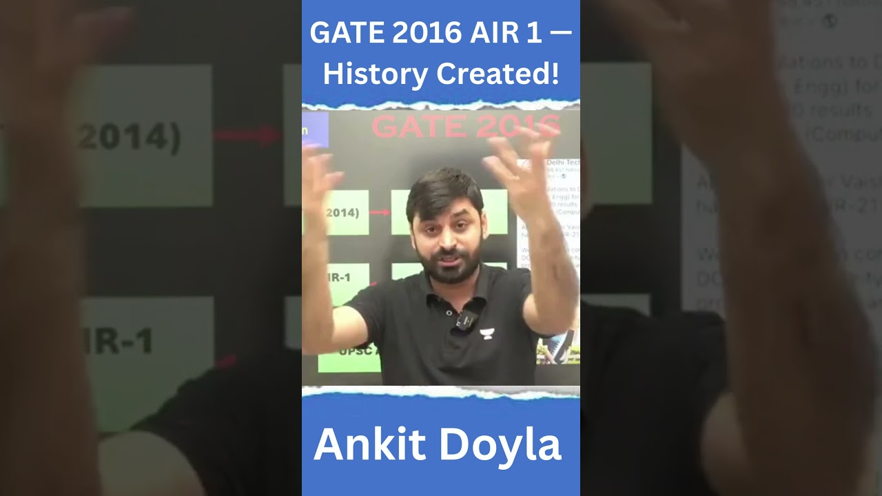 GATE AIR 1 to UPSC Topper 😱 | Her Inspiring Journey & Success Story You Won&rsquo;t Believe!