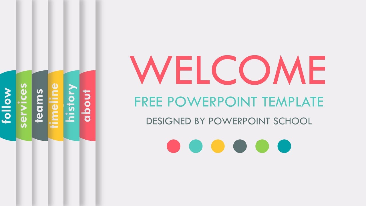 Бесплатный шаблон анимированного слайда PowerPoint