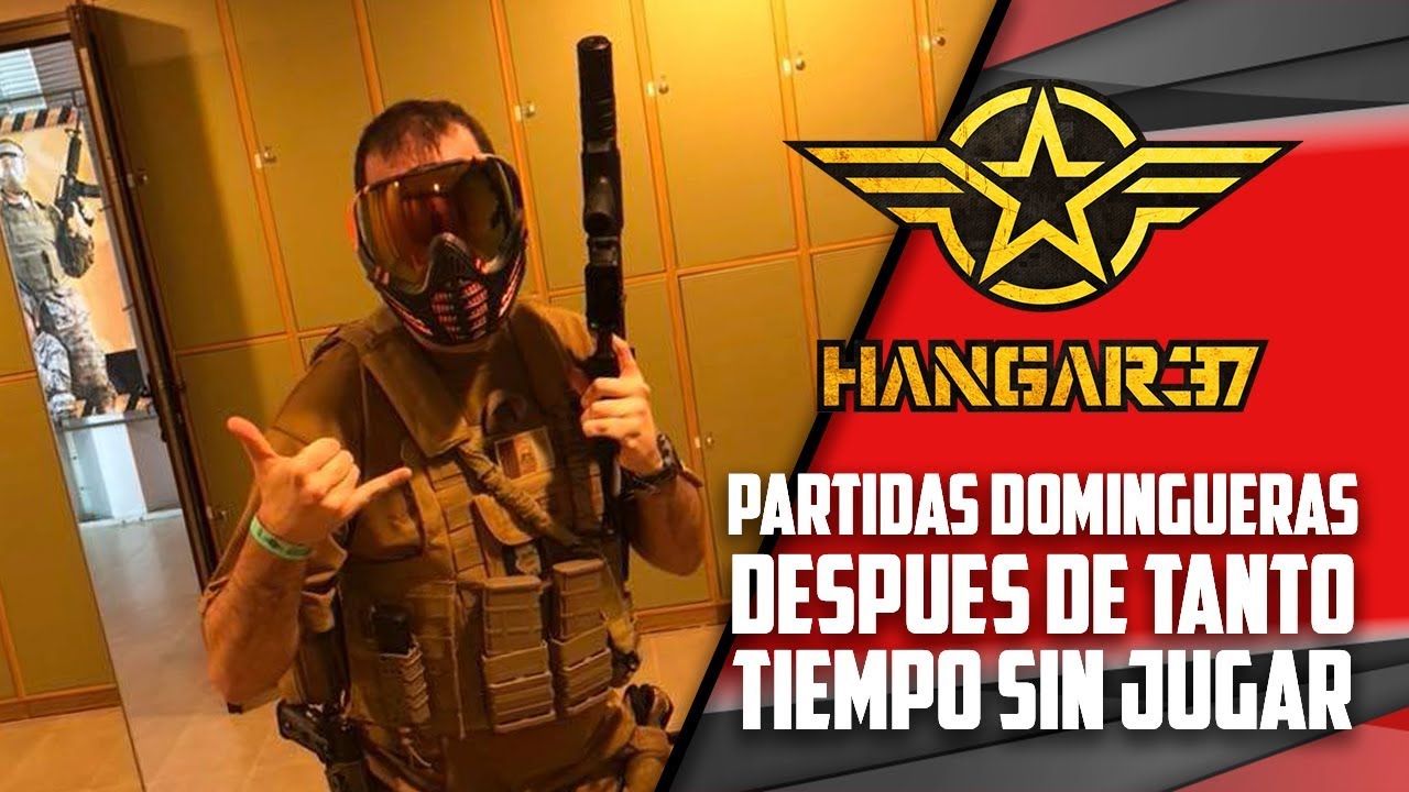 PARTIDAS Domingueras en HANGAR 37 // Airsoft // Lander Stars