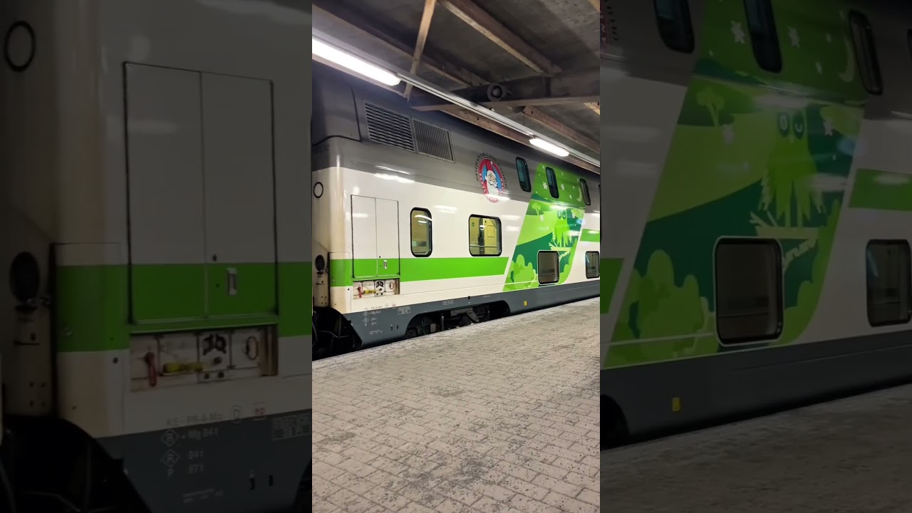 Riding the SANTA CLAUS EXPRESS Sleeper Train to the Arctic Circle! Helsinki to Rovaniemi