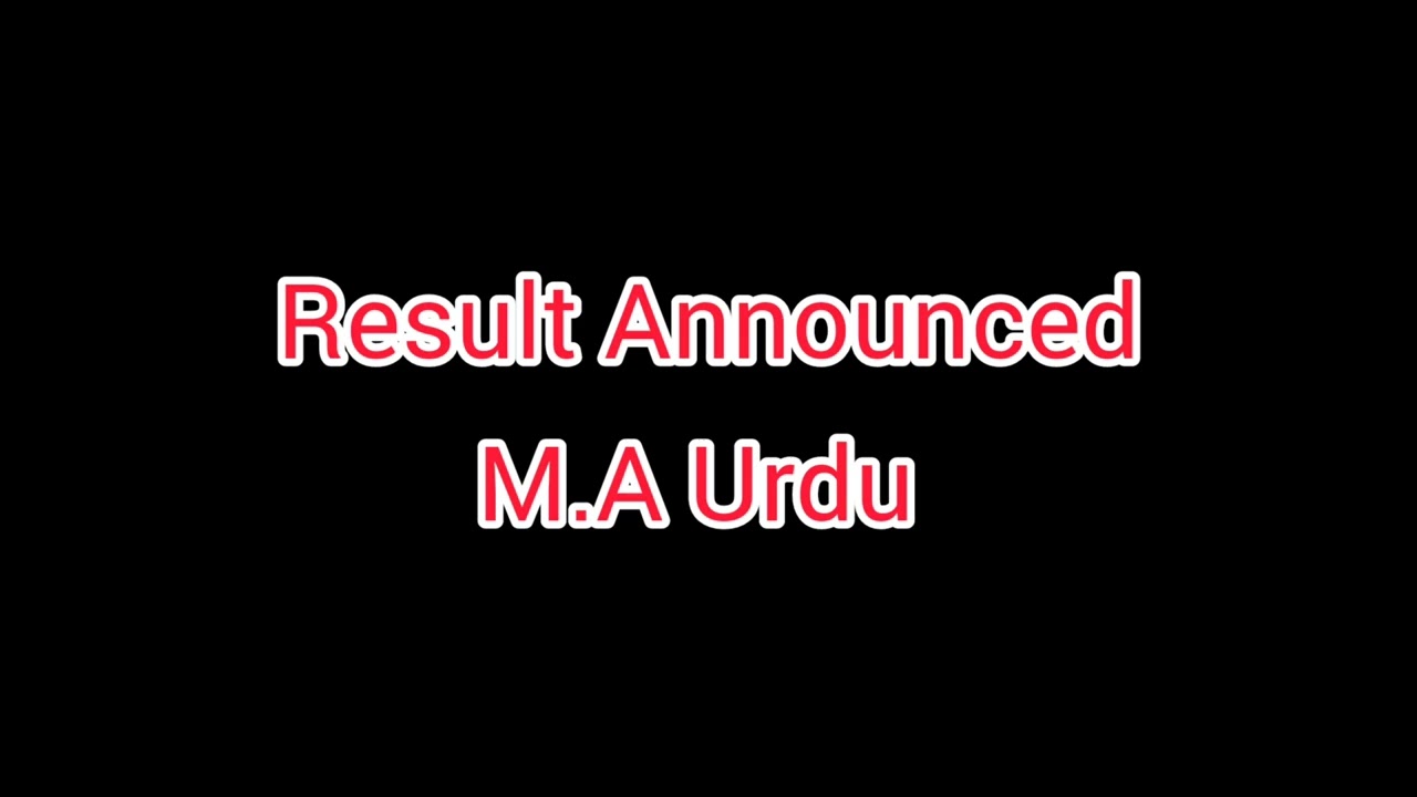 MA MSc Results 2022 | 6 January Results2023 MA MSc | PU MA MSc Part 1 & 2Results 2023