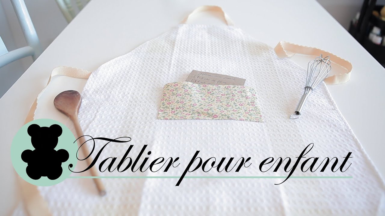 DIY pour enfant - Tablier de cuisine - L'atelier du coin de la rue