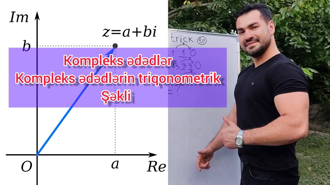 ☑️👉Kompleks ədədlər, kompleks ədədlərin triqonometrik səkli-mövzu izahı #kompleks #buraxilisimtahani