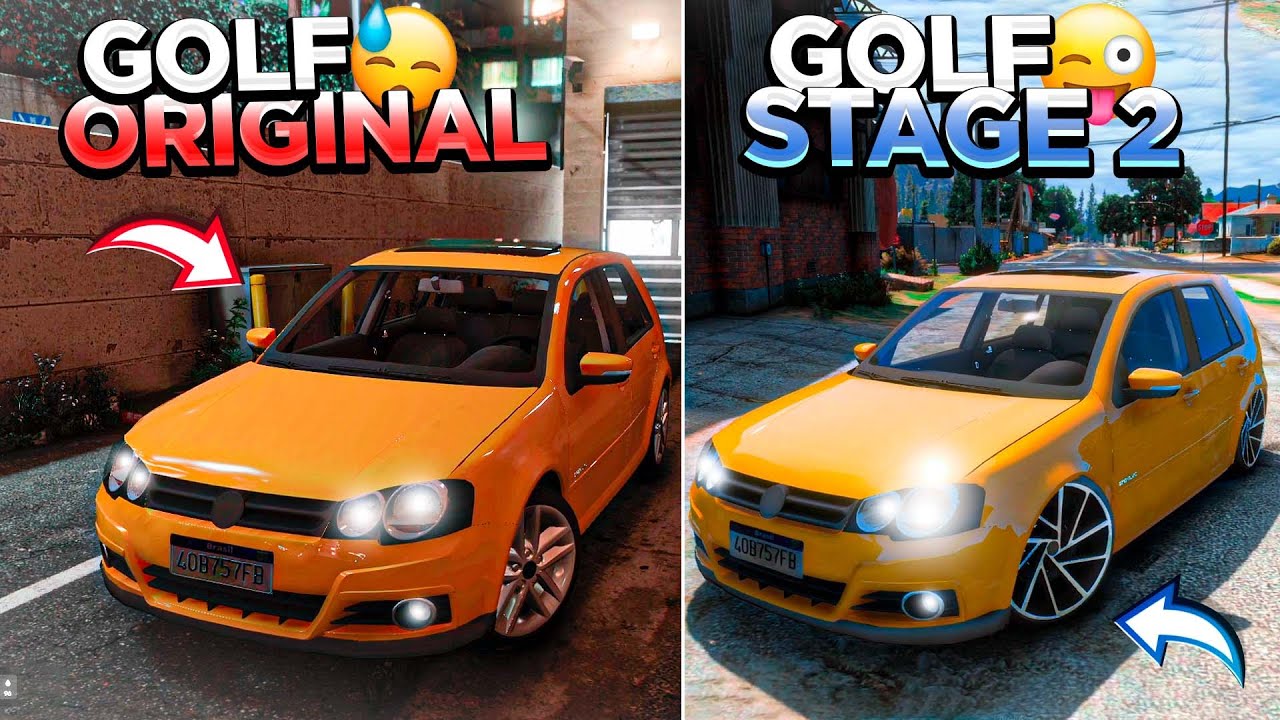 TUNEI UM GOLF SPORTLINE STAGE 2 😱🔥 - STREET RP