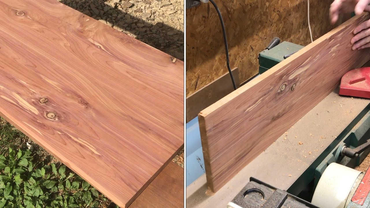 how to make 2 PIECES of wood look like 1 PIECE of wood