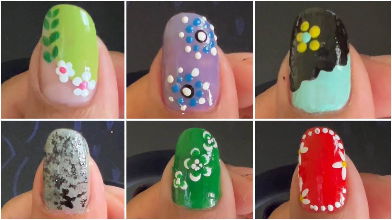 ✨ DIY Nail Art with Household Items 🧷 || Beginners Friendly & Aesthetic Designs 
