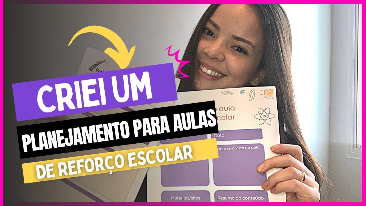 Criei um planejamento para organização das aulas de reforço escolar e pode ser seu! #reforçoescolar