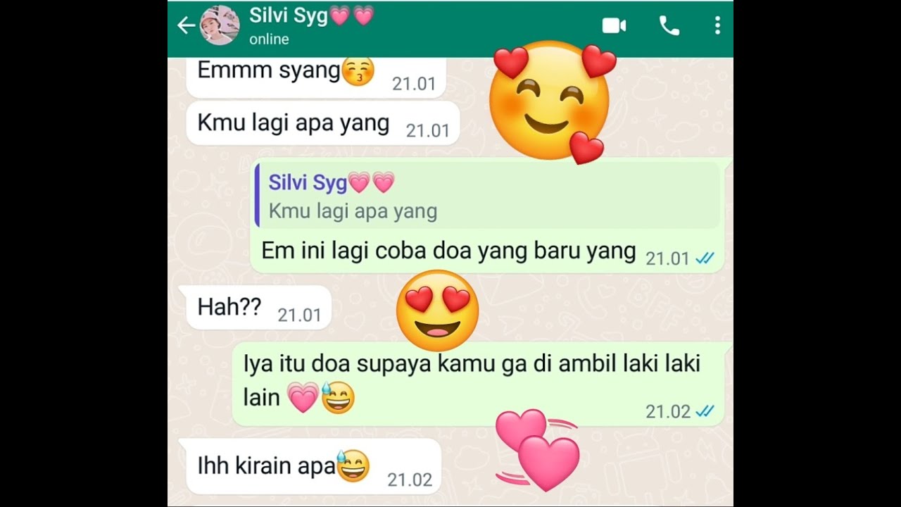 CARA CHAT GOMBAL SAMA PACAR LEWAT WATSAP, dan cara bikin baper  gebetan/doi💖..?