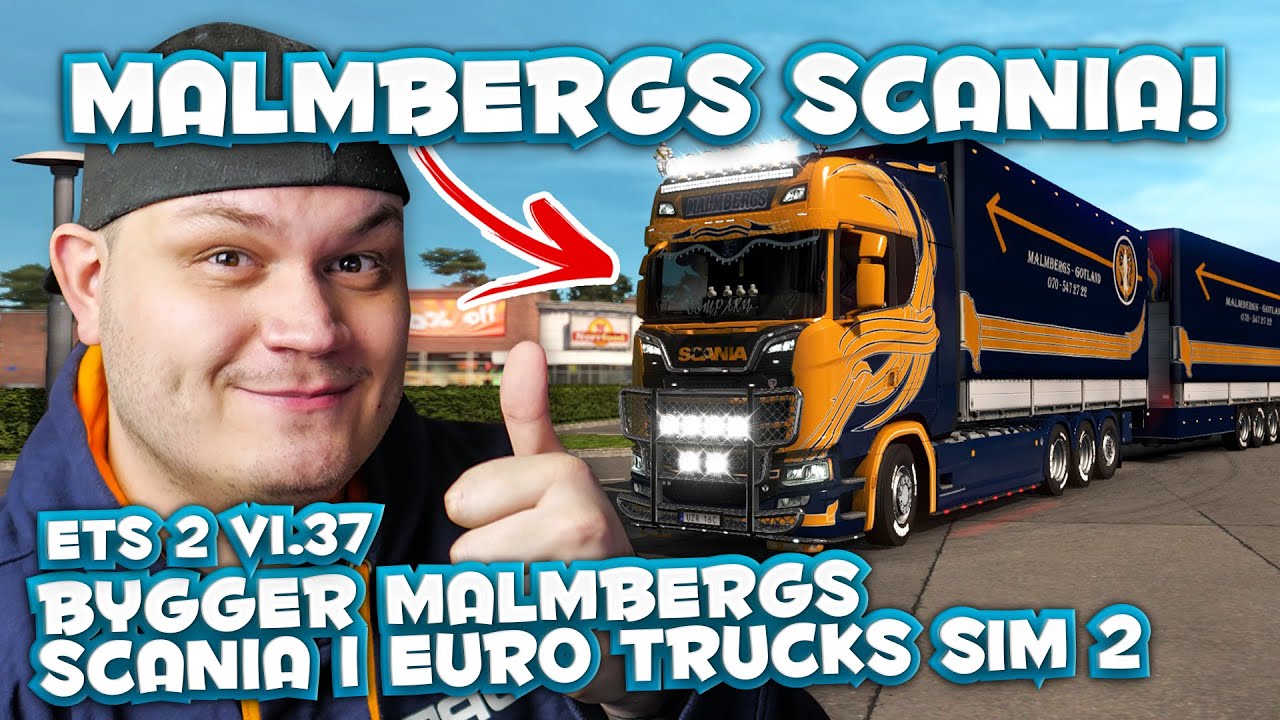 BYGGER MALMBERGS SCANIA! - EURO TRUCK SIMULATOR 2 SVERIGE! - Logitech G27