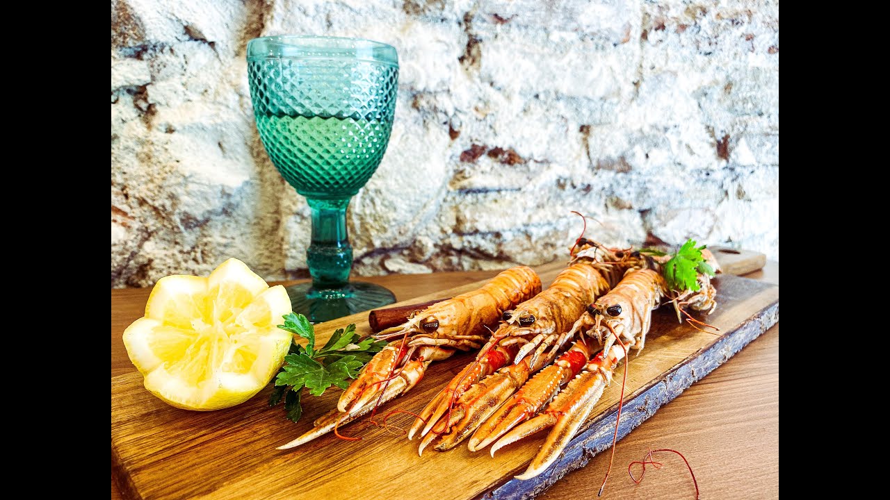 Langoustine recipe Langoustines flambé with whiskey | Helina Sanchez