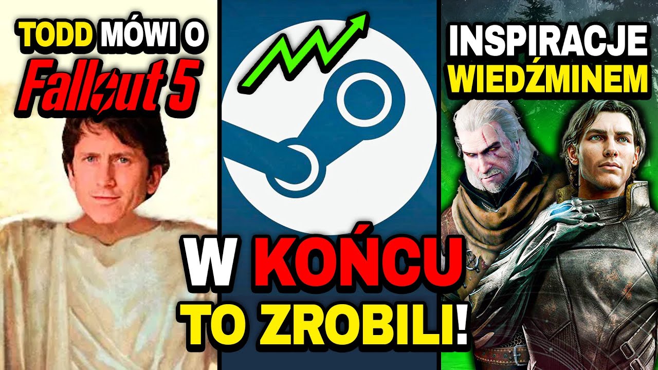 Steam DODAJE Niezwykle Ważną Funkcję &mdash; Todd Howard o Fallout 5 &mdash; Exodus INSPIRUJE SIĘ Wiedźminem