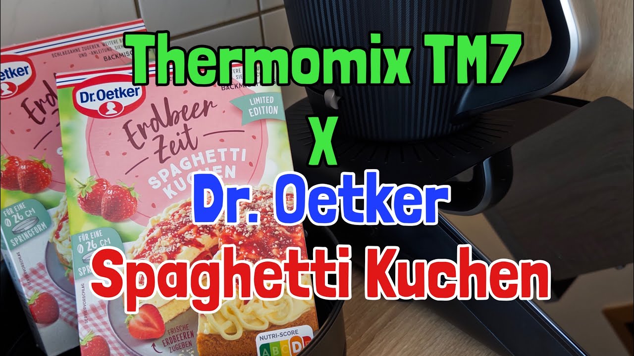 Thermomix TM7 - Dr. Oetker Spaghetti Kuchen. 🍰