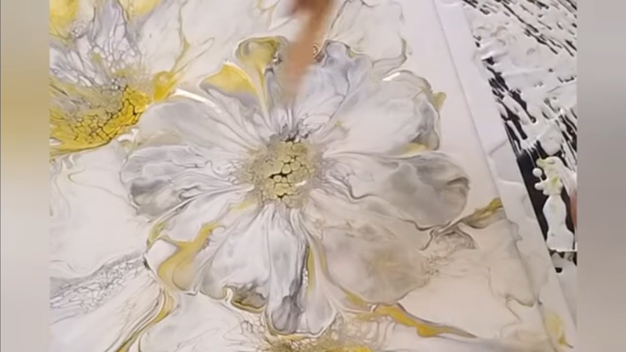 #224 Fantasy Flowers Bloom Flower Blow-outs on a background in my style |  #mystyle
