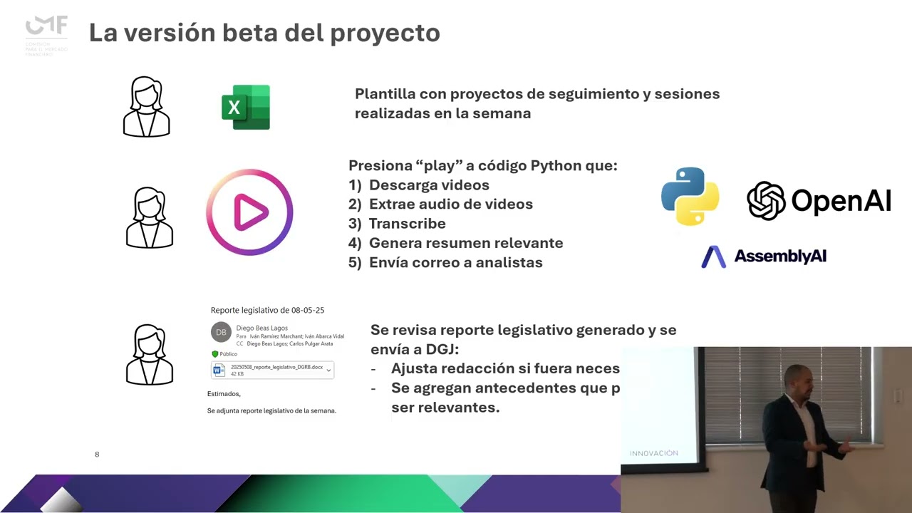 Seguimiento legislativo automatizado con IA generativa