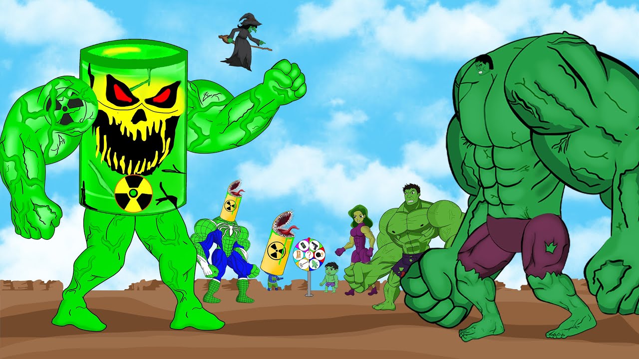 Evolution Of HULK Vs Evolution Of MONSTER RADIATION : Who Will Win? | SUPER HEROES MOVIE