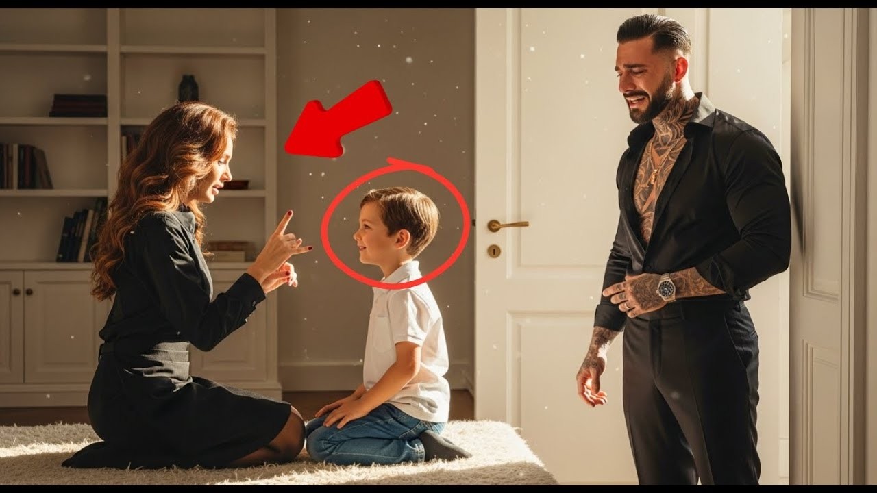 She Watched Everyone Avoid The Mafia Boss’s Deaf Son—Until She Spoke With Him Using Sign Language