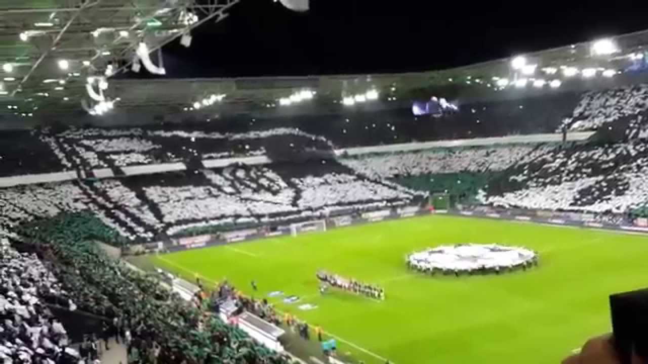 Borussia Mönchengladbach Choreo Champions league 30.09.2015