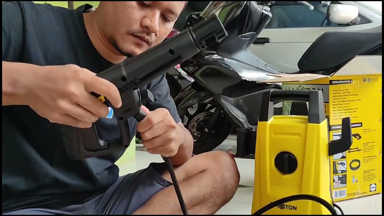 CARA MERAKIT JET CLEANER LENGKAP (TES SEMBURAN JET CLEANER HASSTON)