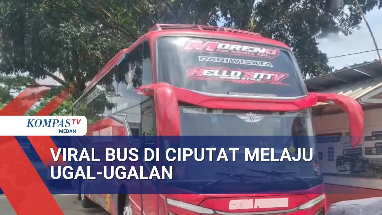 Polisi Tilang Sopir Bus Antarkota yang Viral Ugal-ugalan di Tangsel