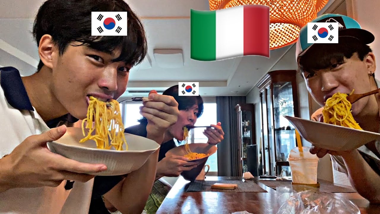 Koreans tried to make Italian pasta 🇮🇹
