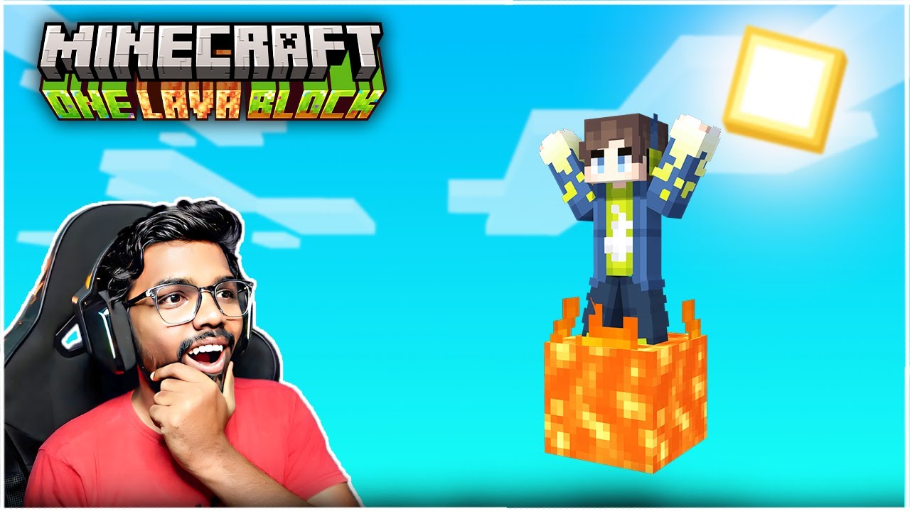 Minecraft One Lava Block 🔥| Minecraft in Telugu | Maddy Telugu Gamer