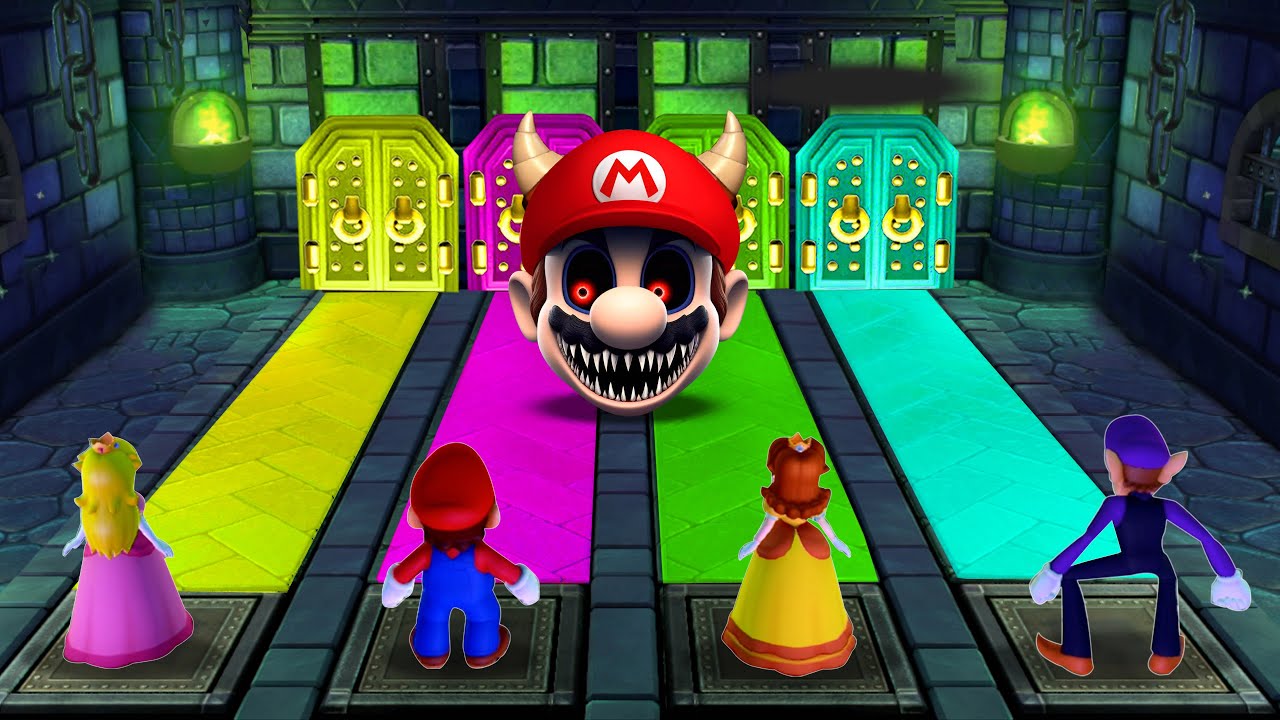 【マリオパーティ10】面白いミニゲーム プリンセスピーチ Vs マリオ Vs デイジー Vs ワルイージ (CPU最強 たつじん)