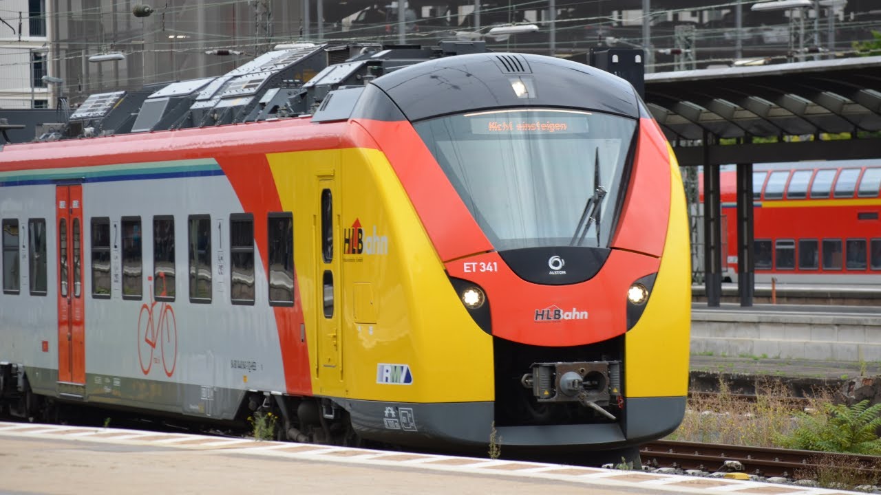 Trains in Germany. More than 1 hour of perfect watching of trains. 83 trains in this video