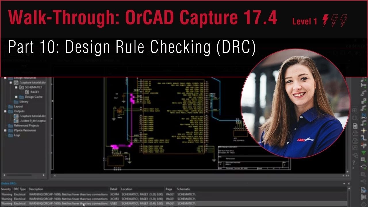 How to Use DRC in OrCAD Capture 17.4