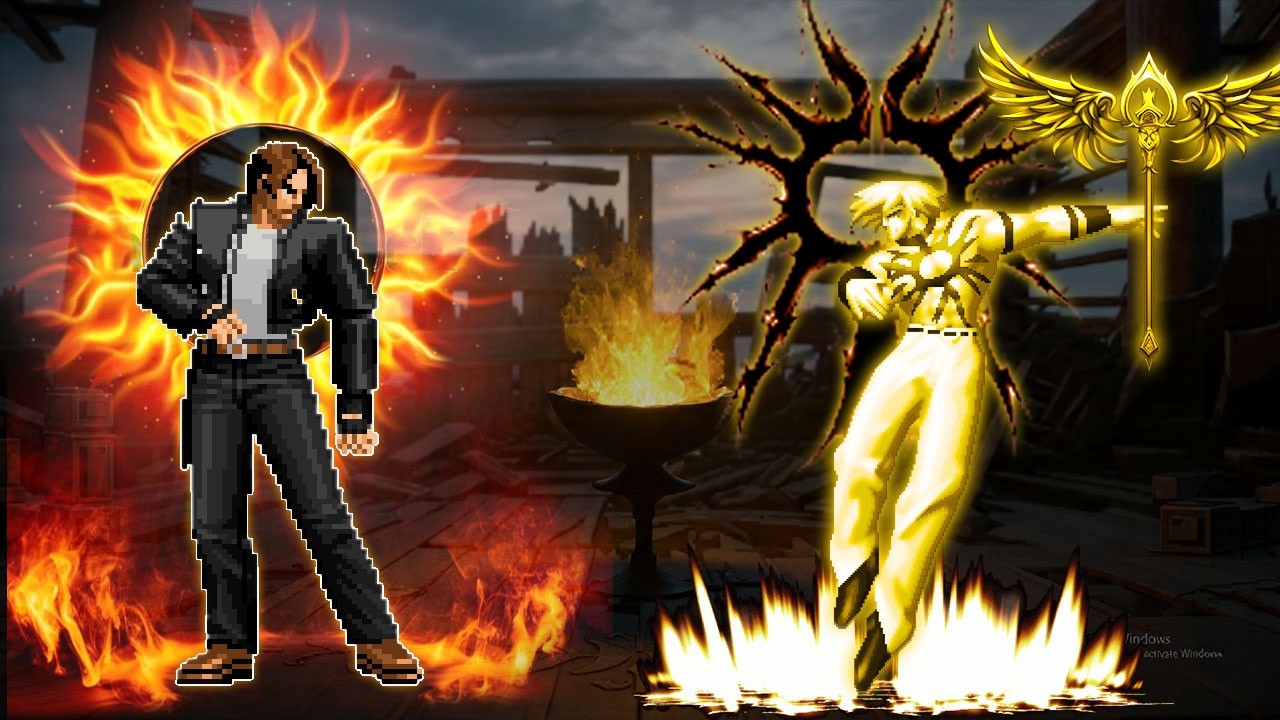 [Mugen KOF] Phoenix Orochi Vs Kyo Kusanagi Team