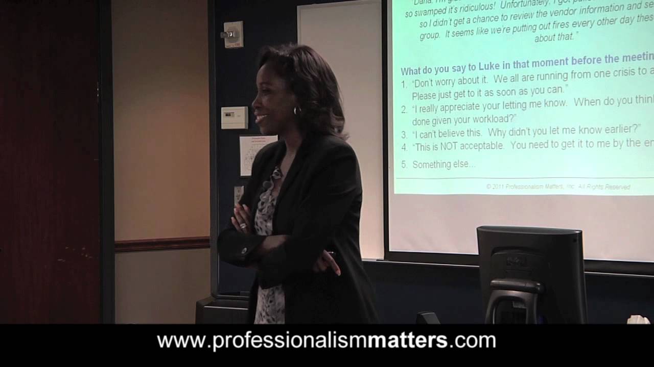 Building a Culture of Accountability on Your Team - Corporate Trainer/Keynote Speaker Dana Brownlee