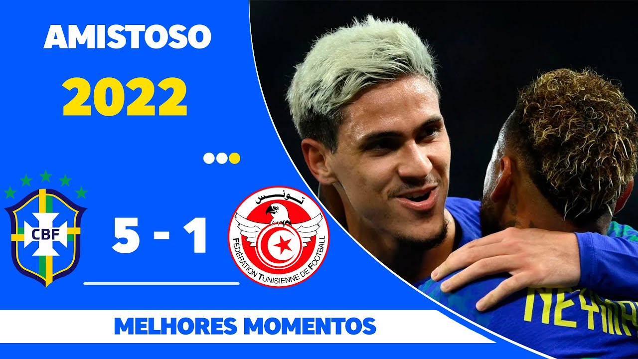 SONHO DO HEXA | Brasil x Tunísia - melhores momentos - ÚLTIMO JOGO DA SELEÇÃO 