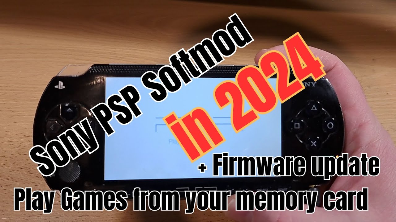 Softmodding a Sony PSP Handheld Games Console in 2024 - Is it really that easy?