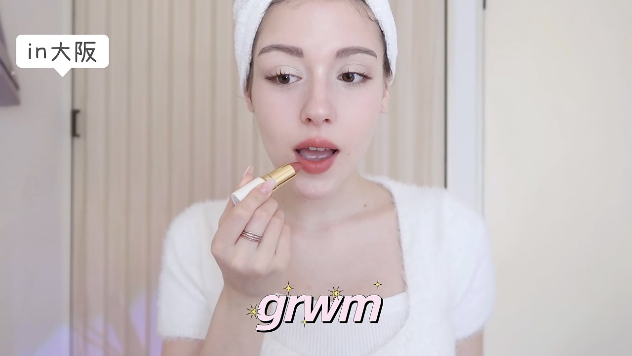 大阪, Osaka GRWM - japanese soft, mute & sweet makeup 🍂🐰on western features 🇯🇵⎪ moca the voyager