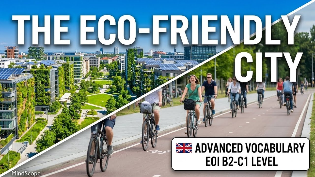 🇬🇧 The Eco-Friendly City: Advanced Vocabulary & Urban Planning Ideas for EOI Exams