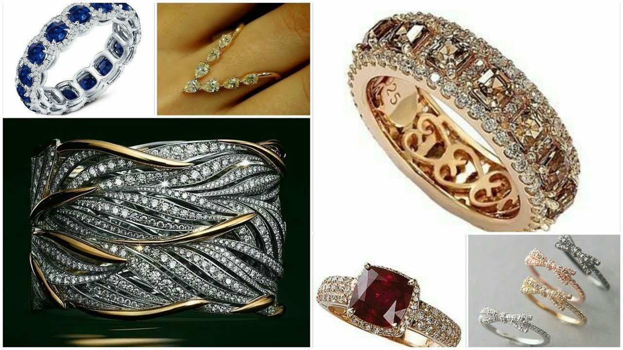 Latest top 24k Gold Rings //Designs Collection //For Girls & women's