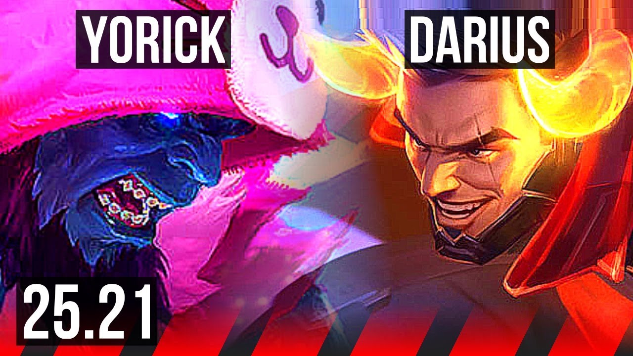 YORICK vs DARIUS (TOP) | 5/0/2 | EUW Master | 25.21