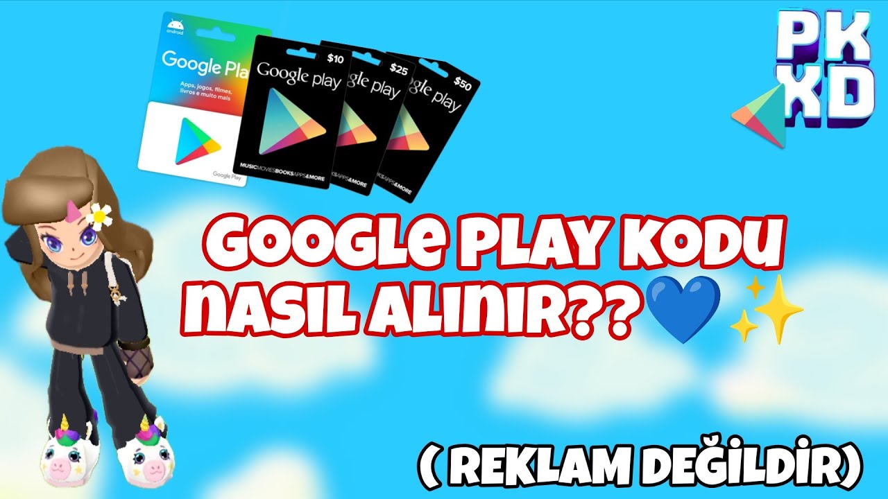 Google Play kodu nasıl alınır??🍓💝