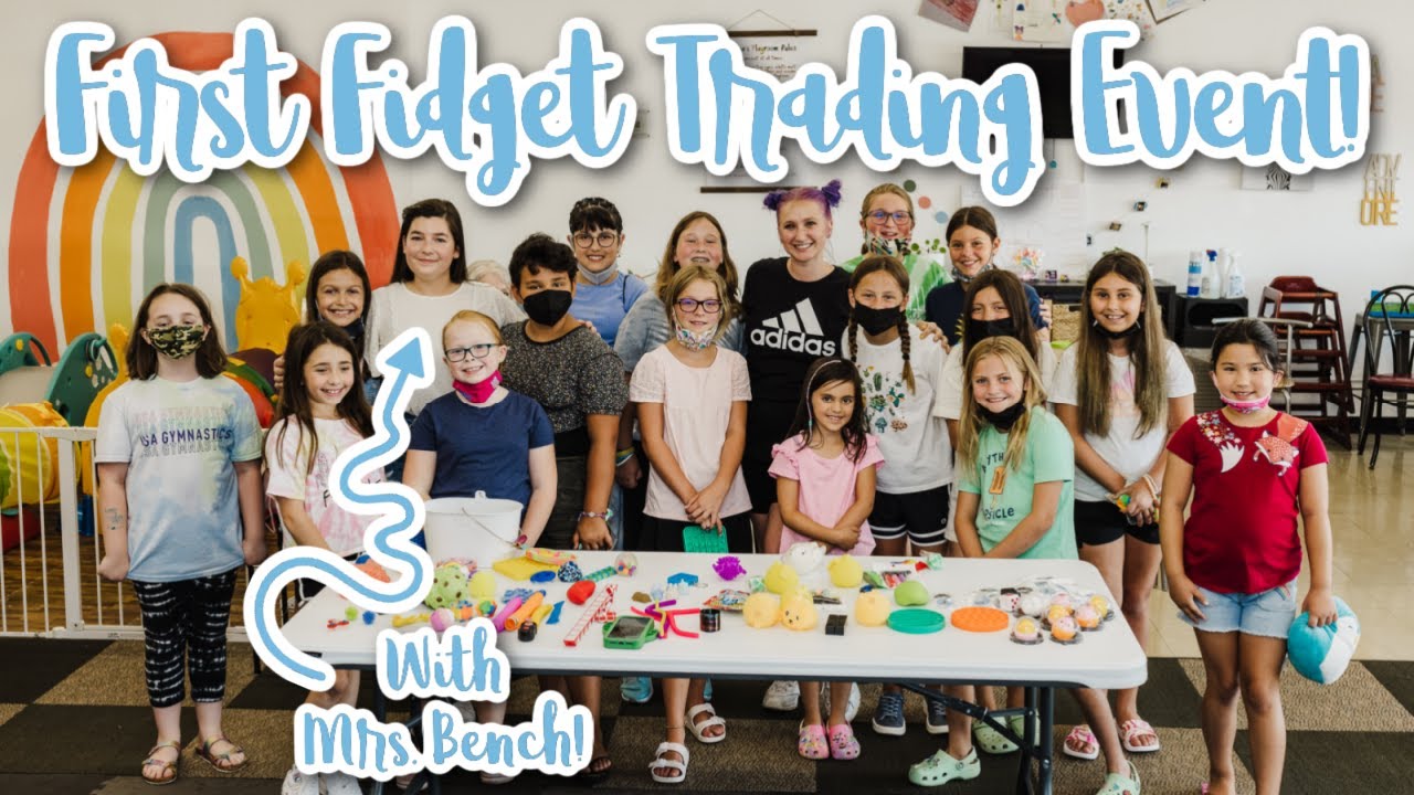 Fidget Trading at Grandma's Playroom with Mrs. Bench! #fidgettrading