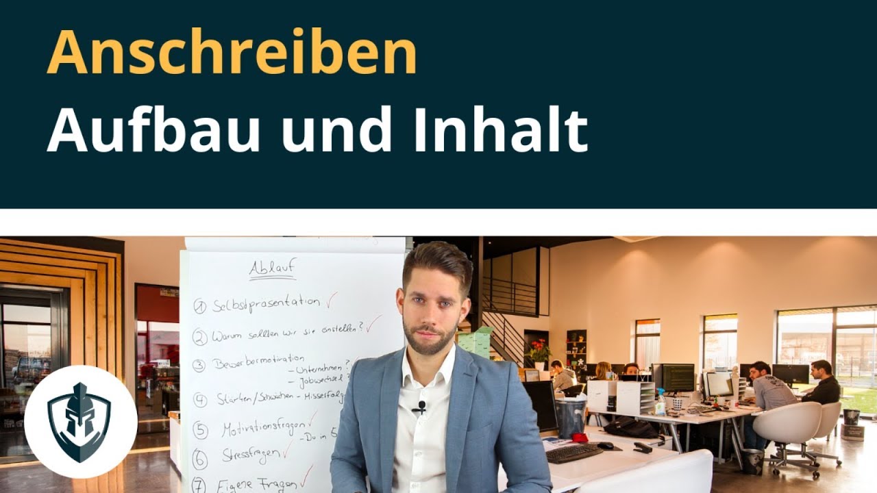 Bewerbung Anschreiben - Aufbau und Inhalt