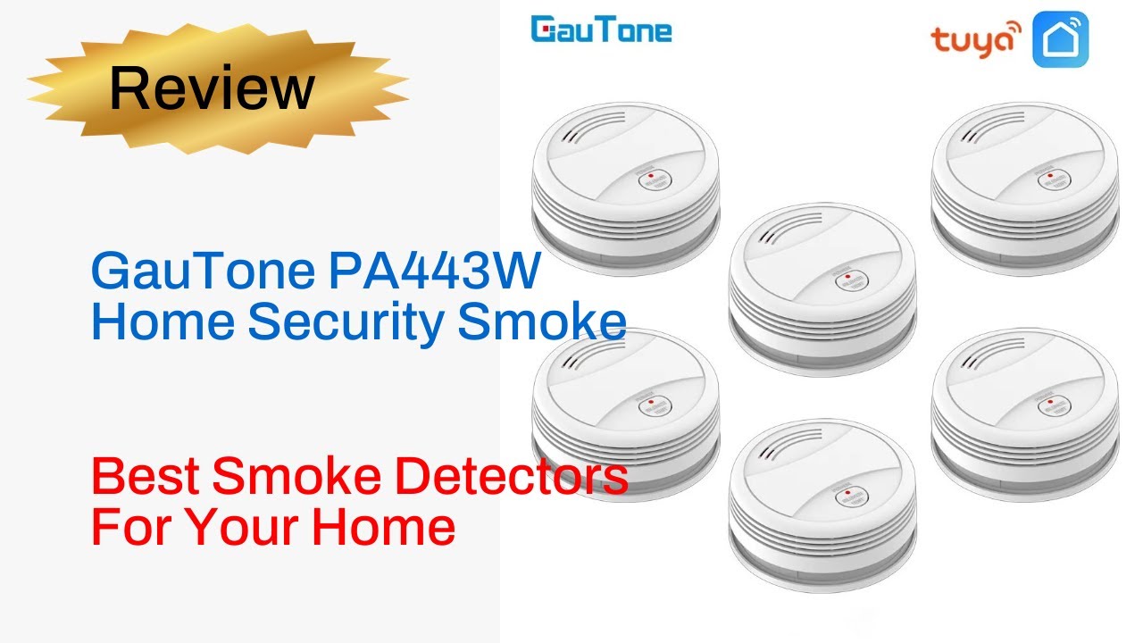 Review GauTone PA443W WiFi Smoke Alarm Tuya Smart Life Fire Protection Smokehouse 2024