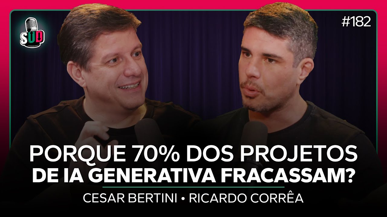 EP 182 - Por que 70% dos projetos de IA Generativa fracassam?