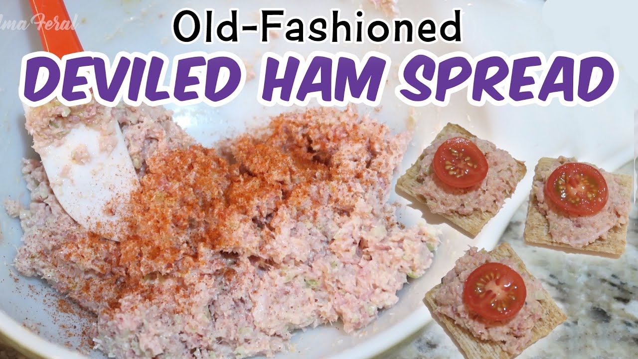 Deviled Ham Spread Recipe - Ham Salad - Vintage Recipe - Frugal Recipe