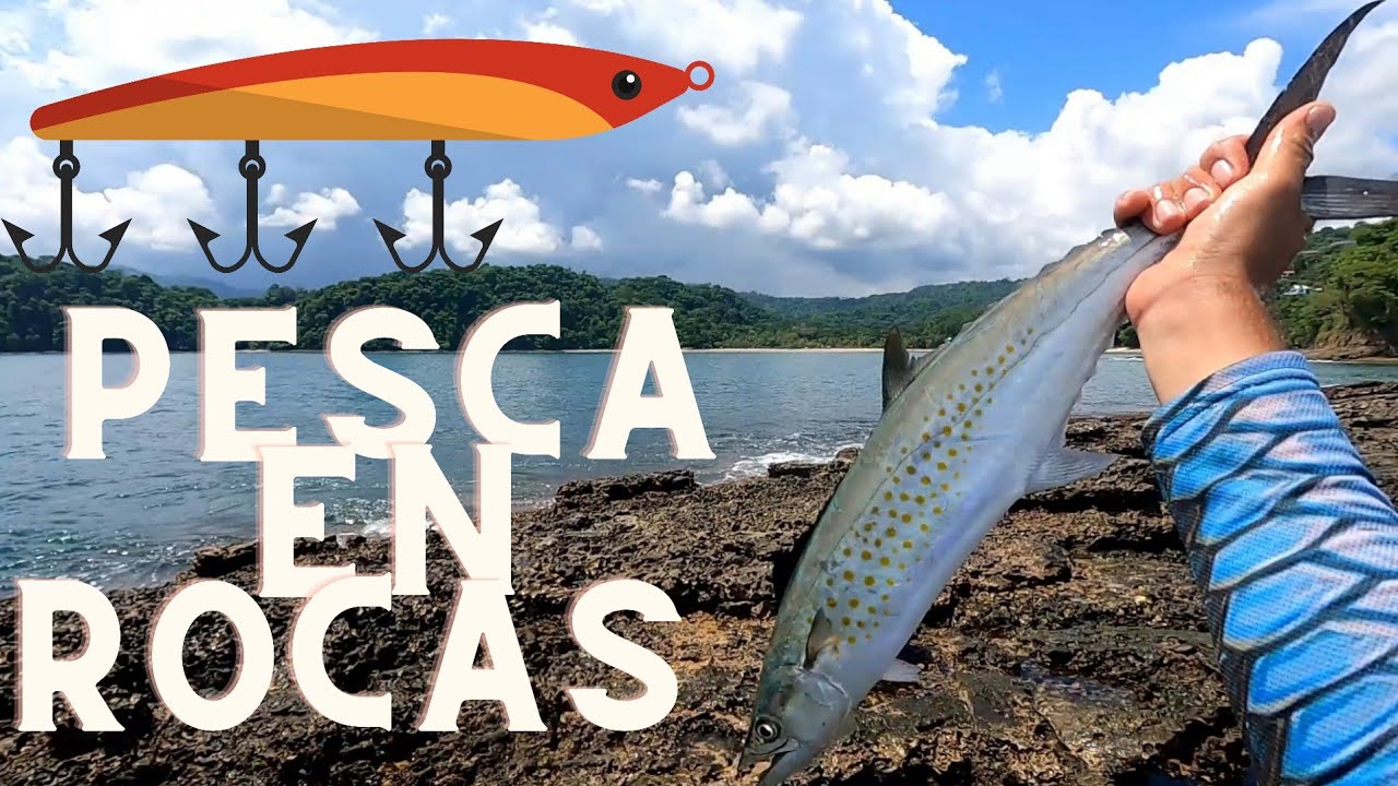Zenen se fue a pescar a las rocas de playa mantas
