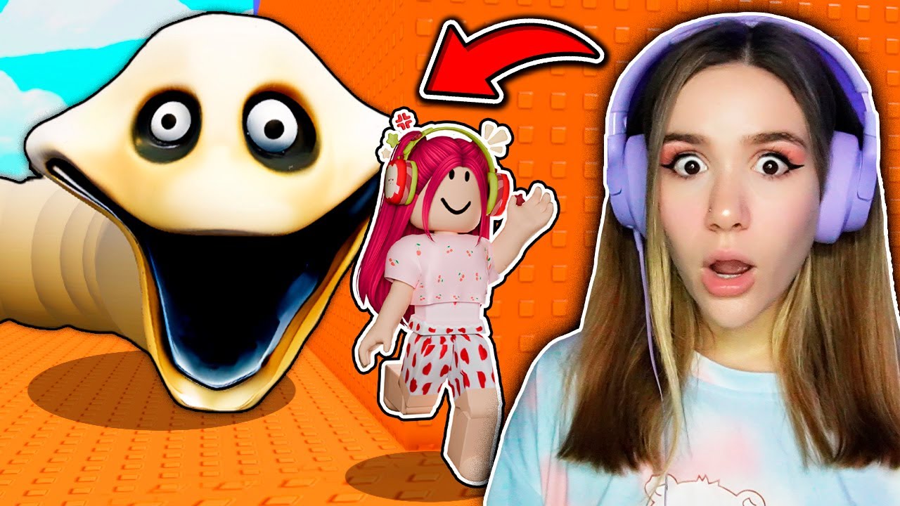 ПОБЕГ ОТ СТРАШНОГО ЧЕРВЯКА В ТРОЛЛЬ БАШНЕ в ROBLOX! 😱