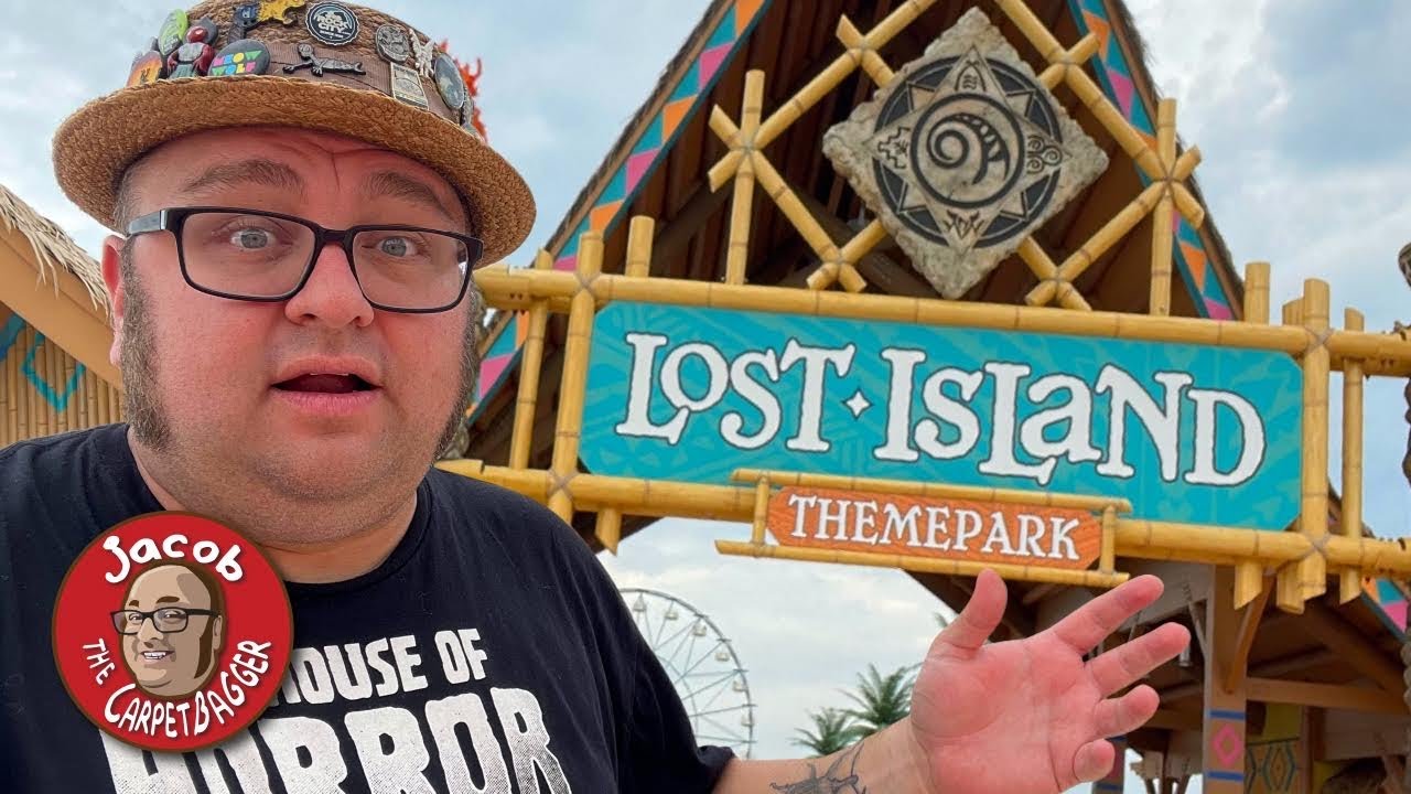 Lost Island! Volkanu Dark Ride!  Brand New Theme Park - Full Tour