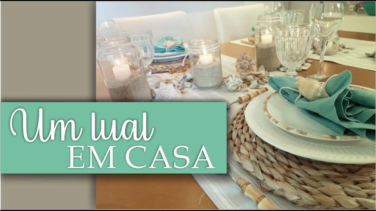 Mesa posta de Verão | Tema PRAIA