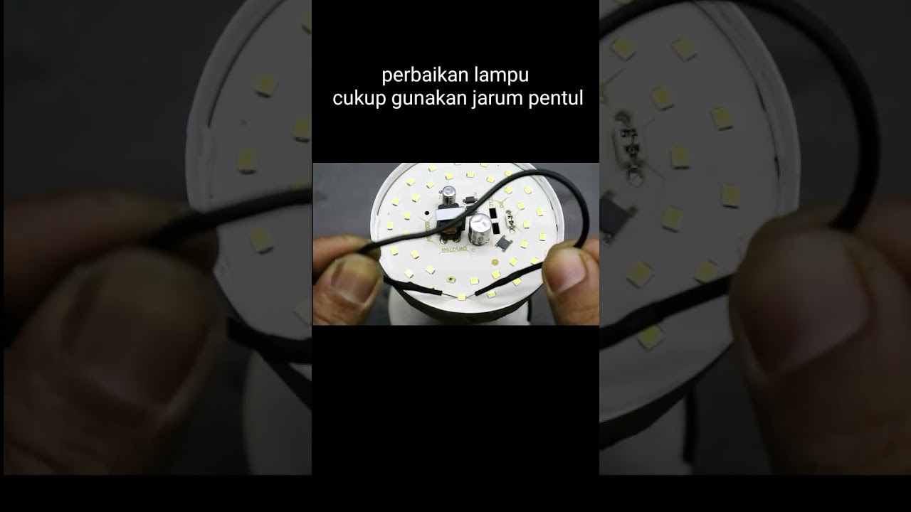 cara mudah perbaikan lampu led #shorts #diy #lampu #experiment #gantilampu #automobile #tutorial
