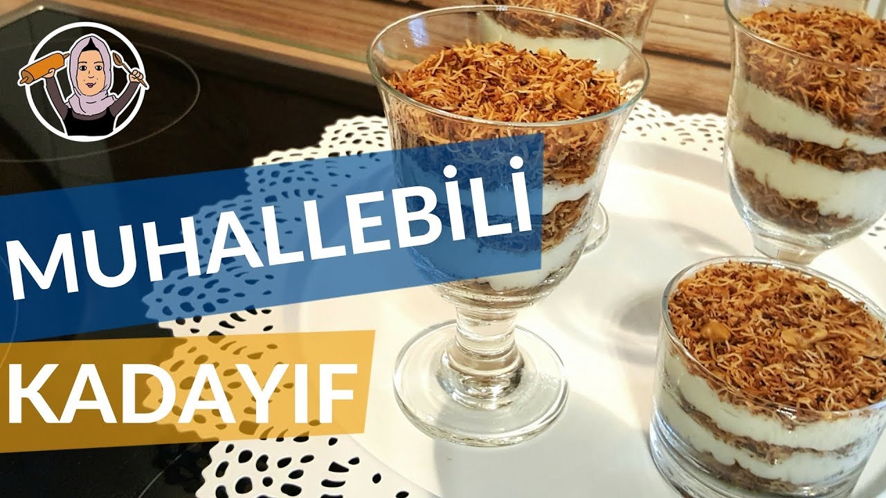 Muhallebili Kadayıf Tatlısı | Yapımı kolay ve hafif | Hatice Mazı ile Yemek Tarifleri